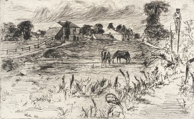 Landskap med hästar av James McNeill Whistler