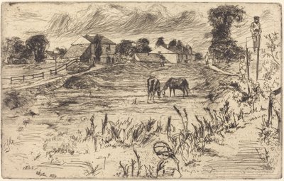 Landskap med hästen av James Abbott McNeill Whistler
