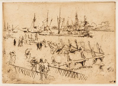 Lilla Dordrecht av James Abbott McNeill Whistler