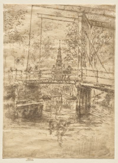 Liten klaffbro, Amsterdam av James McNeill Whistler