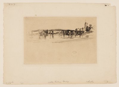 Lilla Putney Bridge av James Abbott McNeill Whistler