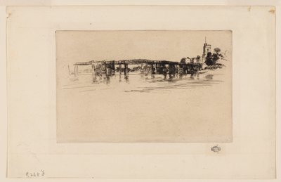 Lilla Putney Bridge av James Abbott McNeill Whistler