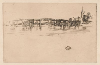 Lilla Putney Bridge av James Abbott McNeill Whistler