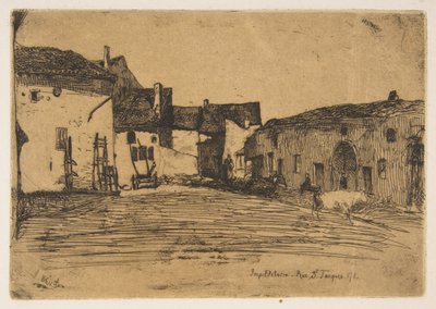 Liverdun av James McNeill Whistler