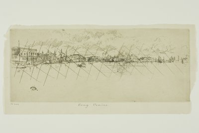 Långa Venedig av James Abbott McNeill Whistler