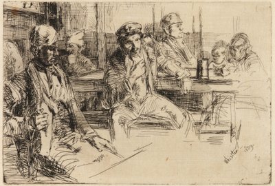 Longshore men av James Abbott McNeill Whistler