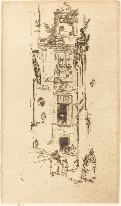 Rådhuset, Loches av James Abbott McNeill Whistler