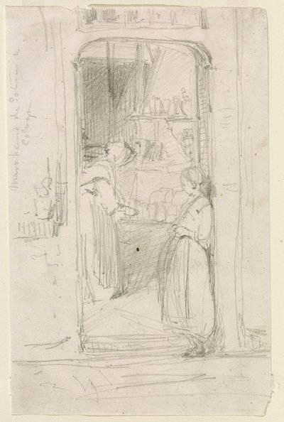Pumpahandlare i Köln av James Abbott McNeill Whistler