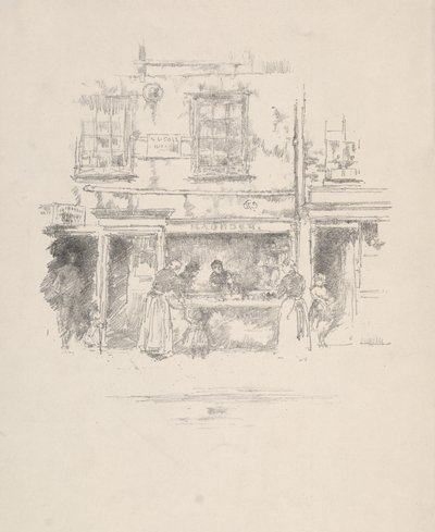 Maunders fiskbutik, Chelsea av James McNeill Whistler