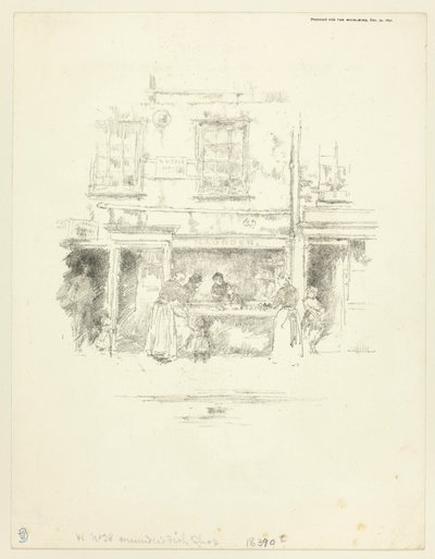 Maunders fiskaffär, Chelsea av James McNeill Whistler