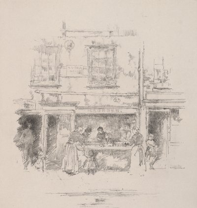Maunders fiskaffär, Chelsea av James McNeill Whistler