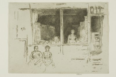 Melon-Shop, Hounsditch av James Abbott McNeill Whistler