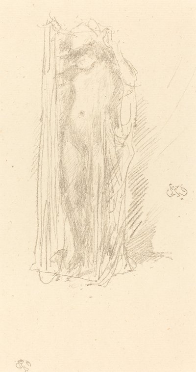 Modell Drapering av James Abbott McNeill Whistler