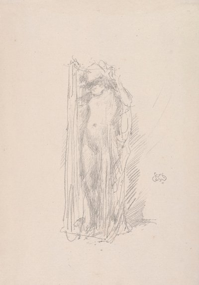Modell Drapering av James McNeill Whistler