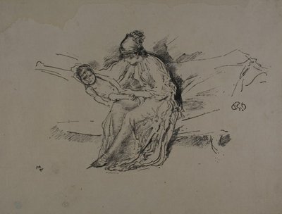 Mor och barn, nr 4 av James Abbott McNeill Whistler
