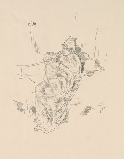 Mor och barn, nr 5 av James Abbott McNeill Whistler
