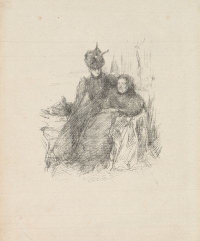 Mor och dotter av James Abbott McNeill Whistler