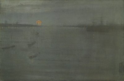 Nocturne: Blå och guld-Southampton Water av James McNeill Whistler