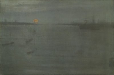 Nocturne: Blå och guld-Southampton Water av James McNeill Whistler