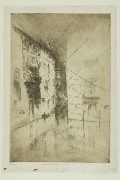 Nocturne: Palats av James Abbott McNeill Whistler
