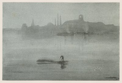 Nocturne: Floden vid Battersea av James McNeill Whistler