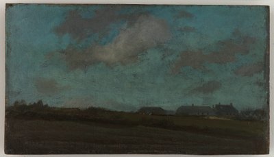 Anteckning i blått och opal—The Sun Cloud av James Abbott McNeill Whistler