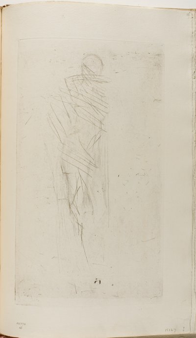 Naken poserar av James Abbott McNeill Whistler