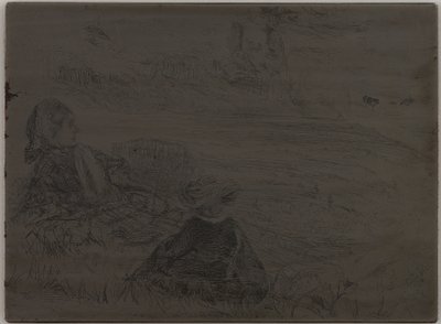 Sköterska och barn av James Abbott McNeill Whistler
