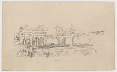 Gamla Battersea Bridge av James Abbott McNeill Whistler