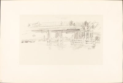 Gamla Battersea Bridge av James Abbott McNeill Whistler