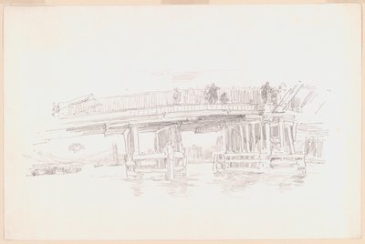 Gamla Battersea Bridge av James Abbott McNeill Whistler
