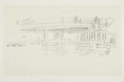 Gamla Battersea Bridge av James McNeill Whistler