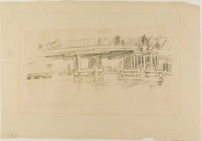 Gamla Battersea Bridge av James McNeill Whistler