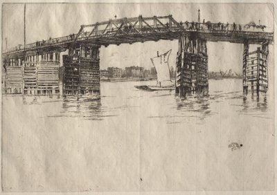 Den gamla Battersea-bron av James McNeill Whistler