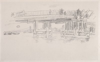 Den gamla Battersea-bron av James McNeill Whistler