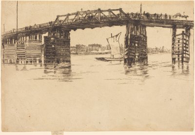 Gamla Battersea Bridge av James McNeill Whistler