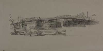 Old Battersea Bridge, nr 2 av James Abbott McNeill Whistler