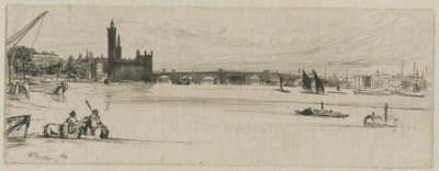 Gamla Westminster Bridge av James Abbott McNeill Whistler