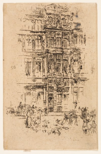 Slott, Bryssel av James Abbott McNeill Whistler