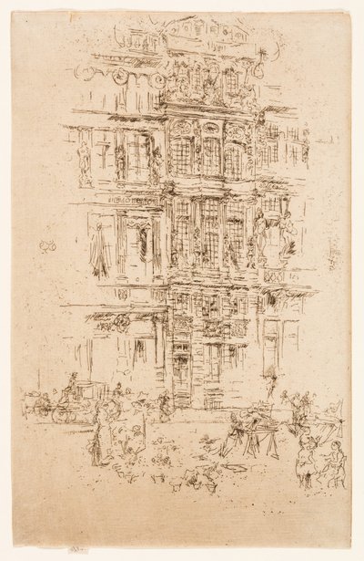 Slott, Bryssel av James Abbott McNeill Whistler