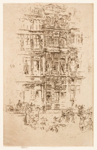 Slott, Bryssel av James Abbott McNeill Whistler