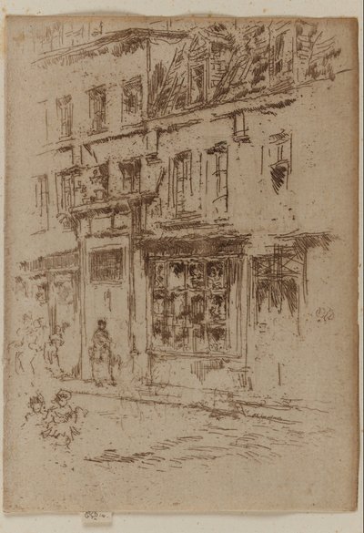 Little Butter Street, Bryssel av James Abbott McNeill Whistler