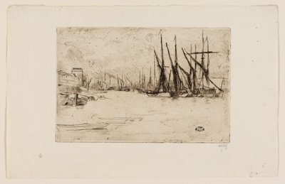 Pickle Herring Wharf av James Abbott McNeill Whistler