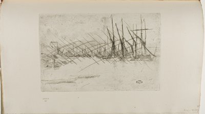 Pickle Herring Wharf av James Abbott McNeill Whistler