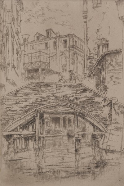 Ponte del Piovan av James McNeill Whistler