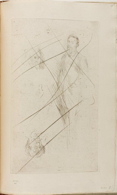 Porträttskisser inklusive F.R. Leyland och Whistler av James Abbott McNeill Whistler