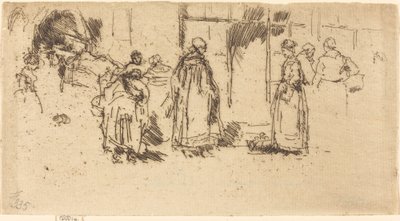 Fjäderfämarknad, Loches av James Abbott McNeill Whistler