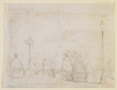 Promenera i Baden av James Abbott McNeill Whistler