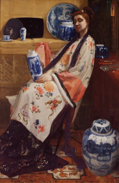 Lila och rosa: Lange Leizen med de sex märkena av James McNeill Whistler