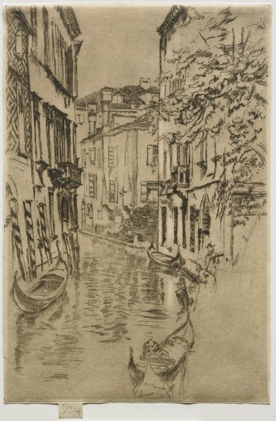Den lugna kanalen av James McNeill Whistler